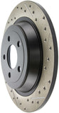 StopTech Sport Drilled & Slotted Rotor - Rear Right - 127.61111L