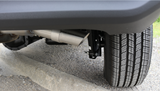 Corsa 18+ Jeep Wrangler JL 2.5in Dual Rear Turn Down Exit Black Sport Axle-Back Exhaust - 21013BLK