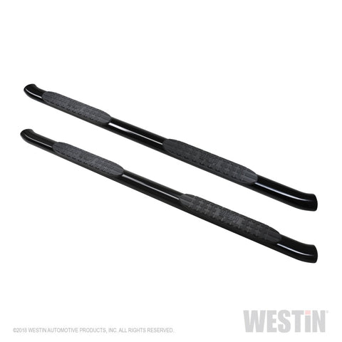 Westin 2019 Chevrolet Silverado/Sierra 1500 Crew Cab Non LD PRO TRAXX 4 Oval Nerf Step Bars - Black - 21-24135