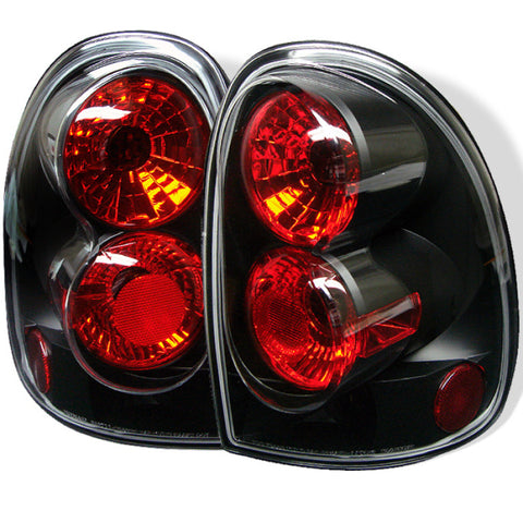 Spyder Dodge Caravan/Grand Caravan 96-00Euro Style Tail Lights Black ALT-YD-DC96-BK - 5002235