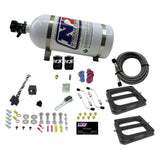 Nitrous Express Dual Dom/Alc Nitrous Kit (100-500HP) w/10lb Bottle - 50275-10