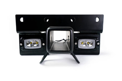 DV8 Offroad 07-21 Jeep Wrangler (JK/JL) Bolt-On Hitch w/ Lights - AHJP-01