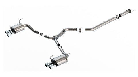 Borla 2022 Subaru WRX 2.4L Turbo AT/MT AWD S-Type Catback Exhaust Polished Tips - 140907