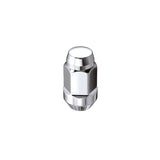 McGard Hex Lug Nut (Cone Seat Bulge Style) M14X1.5 / 22mm Hex / 1.945in. Length (4-Pack) - Chrome - 64033