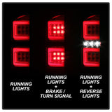 Spyder 16-17 Toyota Tacoma LED Tail Lights - Red Clear (ALT-YD-TT16-LED-RC) - 5085757