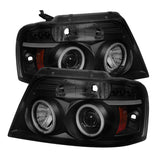 Spyder Ford F150 04-08 Projector Headlights V 2 CCFL Halo LED Blk Smke PRO-YD-FF15004-CCFL-G2-BSM - 5078834