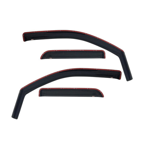 Westin 2007-2011 Dodge Nitro Wade In-Channel Wind Deflector 4pc - Smoke - 72-35487