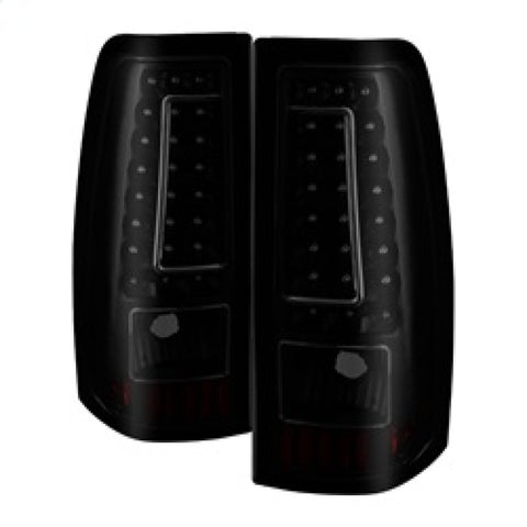 xTune 03-06 Chevy Silverado 1500 (w/o Stepside) LED Tail Lights - Blk Smoke (ALT-ON-CS03-G2-LED-BSM) - 9039218