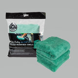 Chemical Guys Ultra Edgeless Microfiber Towel - 16in x 16in - Green - 3 Pack - MIC34603