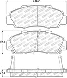 StopTech Street Touring 97-99 Acura CL/ 97-01 Integra Type R/91-95 Legend Front Pads - 308.05030