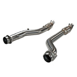 Kooks 2018+ Jeep Grand Cherokee TrackHawk 6.2L 3in Inlet x 3in OEM Outlet Catted SS Connection Pipes - 34103201