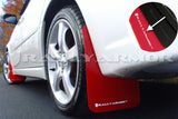 Rally Armor 05-09 Subaru Legacy GT / Outback Red UR Mud Flap w/ White Logo - MF4-UR-RD/WH