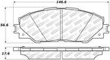 StopTech Street Select Brake Pads - Front - 305.12110