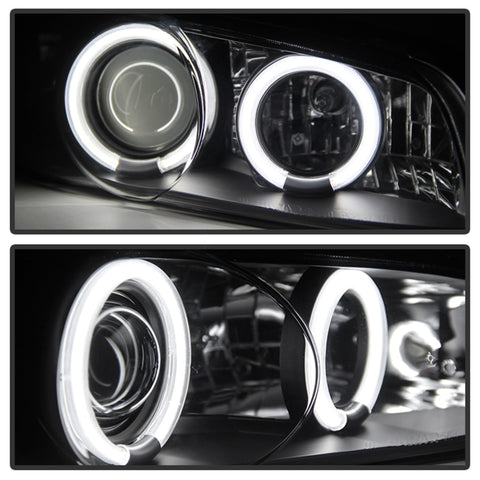 Spyder Pontiac Grand Prix 97-03 Projector Headlights CCFL Halo Blk Low H1 PRO-YD-PGP97-1PC-CCFL-BK - 5011695