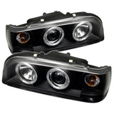 Spyder Volvo 850 93-97 Projector Headlights LED Halo Black High H1 Low H1 PRO-YD-VO85092-HL-BK - 5012289