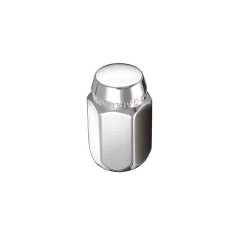 McGard Hex Lug Nut (Cone Seat) M12X1.5 / 13/16 Hex / 1.5in. Length (4-Pack) - Chrome - 64002