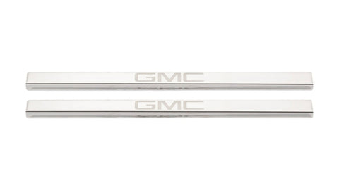 Putco 2020 GMC Sierra LD/HD Fits Double Cab and Regular Cab (2pc) w/ GMC Etching SS Door Sills - 95181GM-2