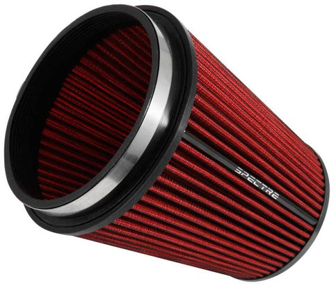 Spectre HPR Conical Air Filter 6in. Flange ID / 7.719in. Base OD / 8.5in. Tall - Red - HPR9891