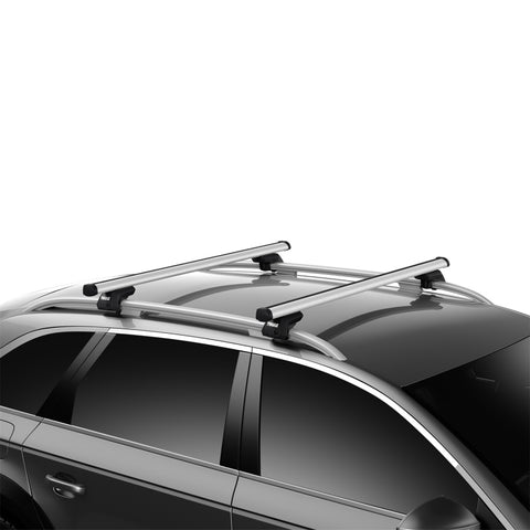 Thule ProBar 200 Roof Rack Load Bars w/T-tracks (79in.) - Silver/Black - 713700