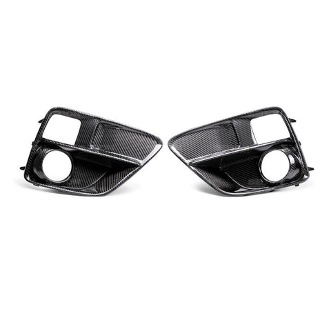 Seibon 15-17 Subaru Impreza WRX/STi Carbon Fiber Fog Light Surrounds (pair) - FLS15SBIMP