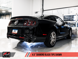 AWE Tuning S197 Mustang GT Axle-back Exhaust - Touring Edition (Diamond Black Tips) - 3015-33094