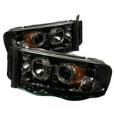 Spyder Dodge Ram 1500 02-05/Ram 2500 03-05 Projector Headlights LED Halo LED Smke PRO-YD-DR02-HL-SMC - 5009999