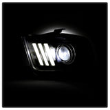 Spyder Ford Mustang 05-08 V2 High-Power LED Headlights - Black PRO-YD-FM05AP-BK - 5088192