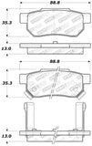 StopTech Performance 90-01 Integra (exc. Type R)/90-93 Civic EX Coupe w rear disc & abs/99-00 Civic - 309.03740