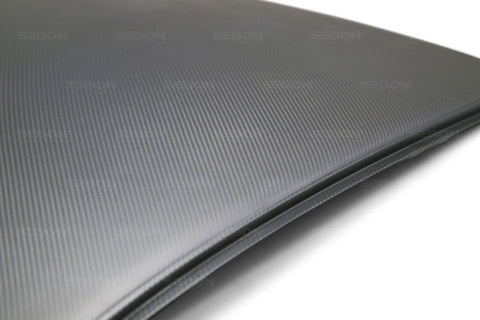 Seibon 2016 Honda Civic Coupe Dry Carbon Roof Replacement (Dry Carbon Products are Matte Finish) - CR16HDCV2D-DRY