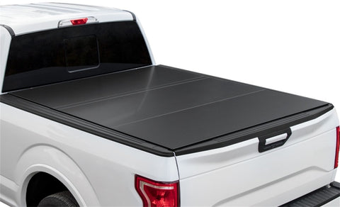 Access 2022+ Nissan Frontier 5ft Bed (w/ or w/o utili-track) LOMAX Trifold Bed Cover - Matte Black - B1030059