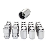 McGard 5 Lug Hex Install Kit (Clamshell) w/Locks (Cone Seat Nut) M12X1.5 / 13/16 Hex - Chrome - 84557CN