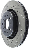 StopTech Slotted & Drilled Sport Brake Rotor - 127.39023R