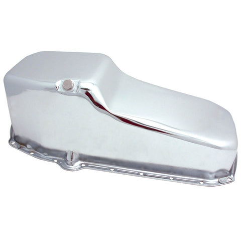 Spectre 55-79 SB Chevy Oil Pan w/4 Qt. Capacity - Chrome - 5480