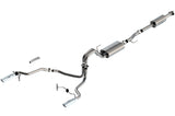 Borla F-150 2021 3.3L CC SB EC STB XL/XLT/Lariat/KR/Plnm/LTD 3/2.25 SRE Cat-Back ATAK Chrome Tips - 140879