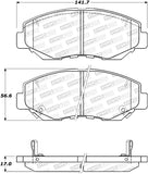 StopTech Street Brake Pads - 308.09141