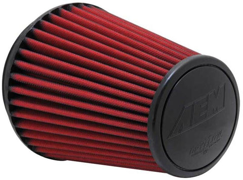 AEM 6 inch DRY Flow Short Neck 9 inch Element Filter Replacement - 21-2100DK