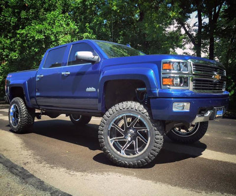 Superlift 07-16 Chevy Silv 4WD 8in Lift Kit w/ OE Cast Steel Control Arms & King Coilovers & Shocks - K919KG