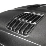 Anderson Composites 16-19 Chevrolet Camaro Double Sided Carbon Fiber Type-T2 Style Hood - AC-HD19CHCAM-T2-DS