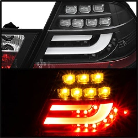 Spyder BMW E46 00-03 2Dr Coupe Light Bar LED Tail Lights Blk ALT-YD-BE4600-LBLED-BK - 5073815