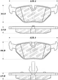 StopTech Street Touring 01-02 BMW Z3 / 03-09 Z4 / 10/90-07 3 Series Rear Brake Pads - 308.06920