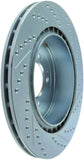 StopTech Select Sport 08-11 Mitsubishi Evo X Slotted and Drilled Right Rear Rotor - 227.46075R