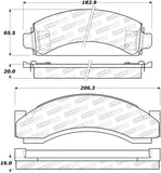 StopTech Street Brake Pads - Rear - 308.05430