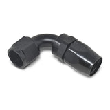 Russell Performance -12 AN Black 90 Degree Full Flow Hose End - 610195