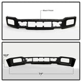 Spyder Ford F150 18-20 KING RANCH LIMITED w/Fog Lights Hole Front Bumper- Black (OEM JL3Z17757EAPTM) - 9948442