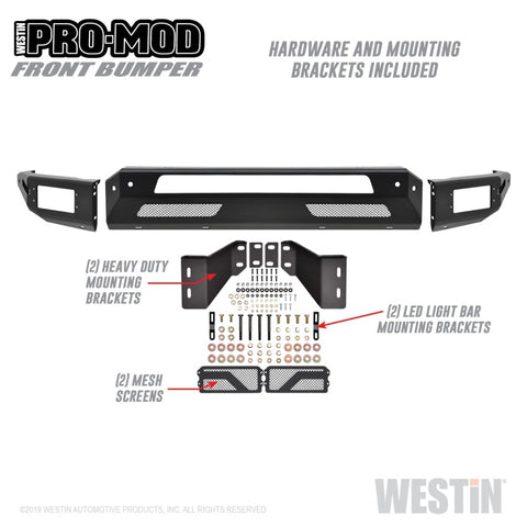 Westin 2010-2019 Dodge Ram 2500/3500 ( Old Body Style )  Pro-Mod Front Bumper - 58-41195