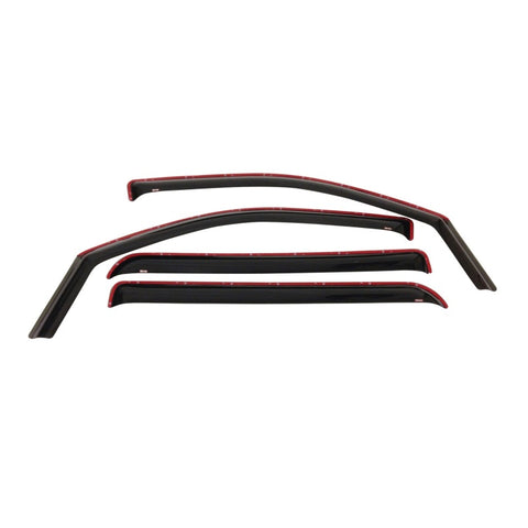 Westin 02-06 Cadillac/Chevy/GMC Escalade ESV/EXT/Avalance Wade In-Channel Wind Deflector 4pc - Smoke - 72-39497