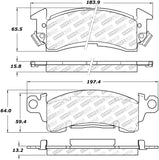 StopTech Street Select Brake Pads - Rear - 305.00520