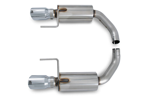 AWE Tuning S550 Mustang EcoBoost Axle-back Exhaust - Touring Edition (Chrome Silver Tips) - 3015-32086