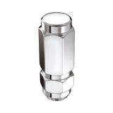 McGard Hex Lug Nut (Cone Seat / Duplex) 1/2-20 / 7/8 Hex / 2.5in. Length (8-Pack) - Chrome - 64805