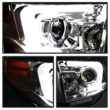 Spyder Toyota Tundra 2014-2016 Projector Headlights Light Bar DRL Chrome PRO-YD-TTU14-DRL-C - 5080141